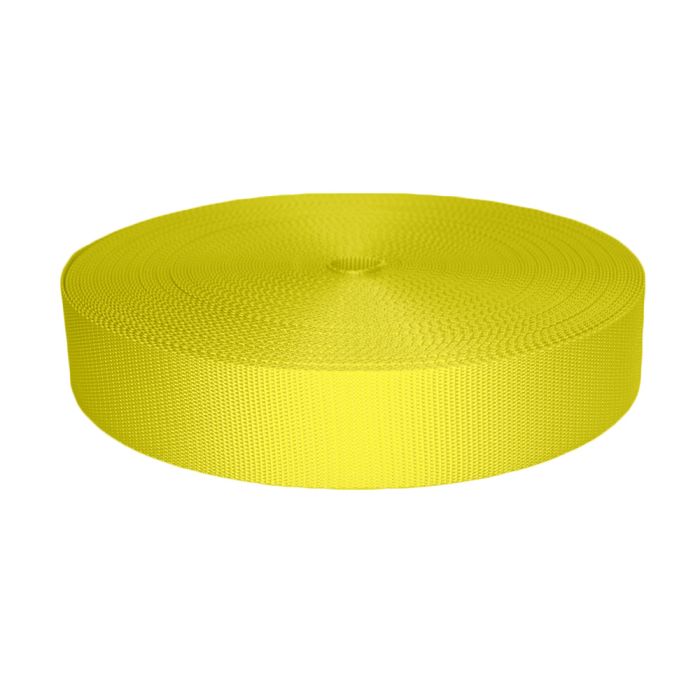 2 Inch Utility Polyester Webbing Yellow