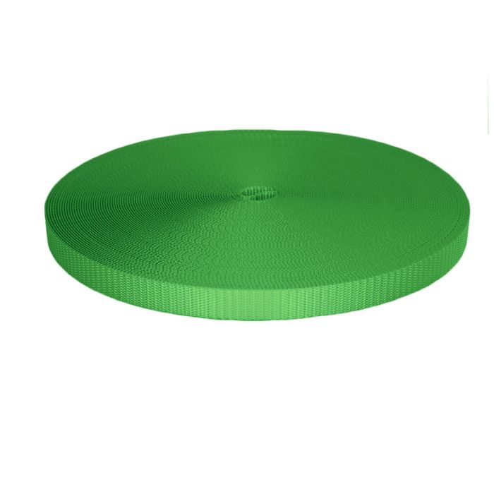 3/4 Inch Utility Polyester Webbing Lime Green