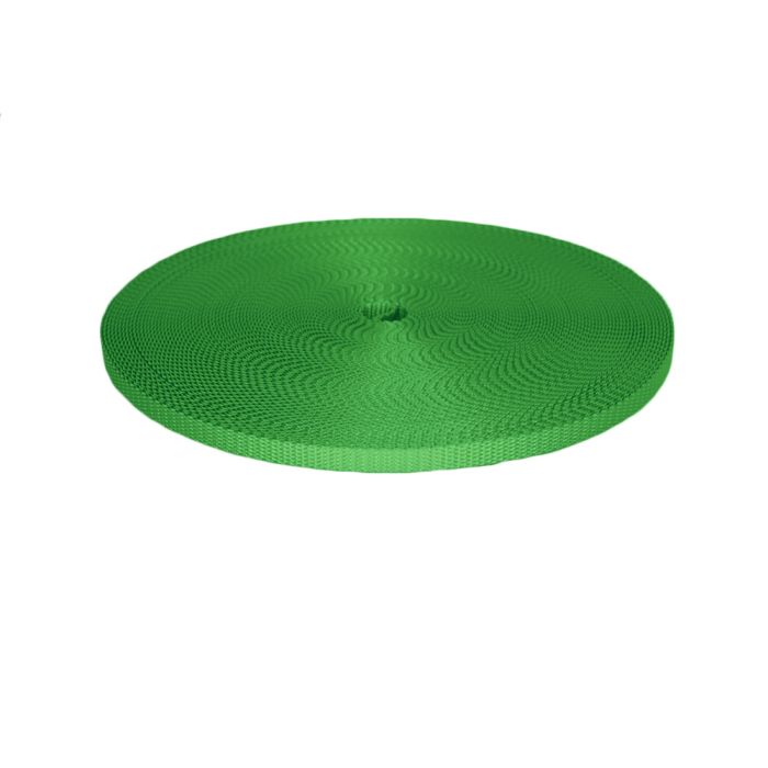 3/8 Inch Utility Polyester Webbing Lime Green