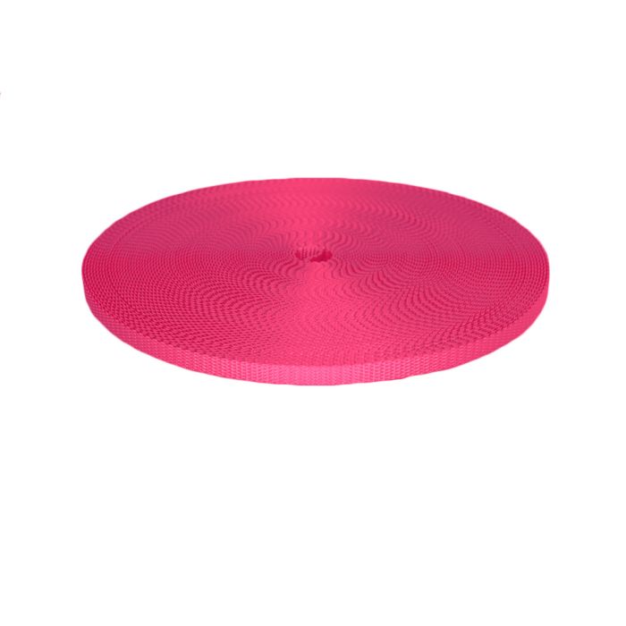 3/8 Inch Utility Polyester Webbing Pink
