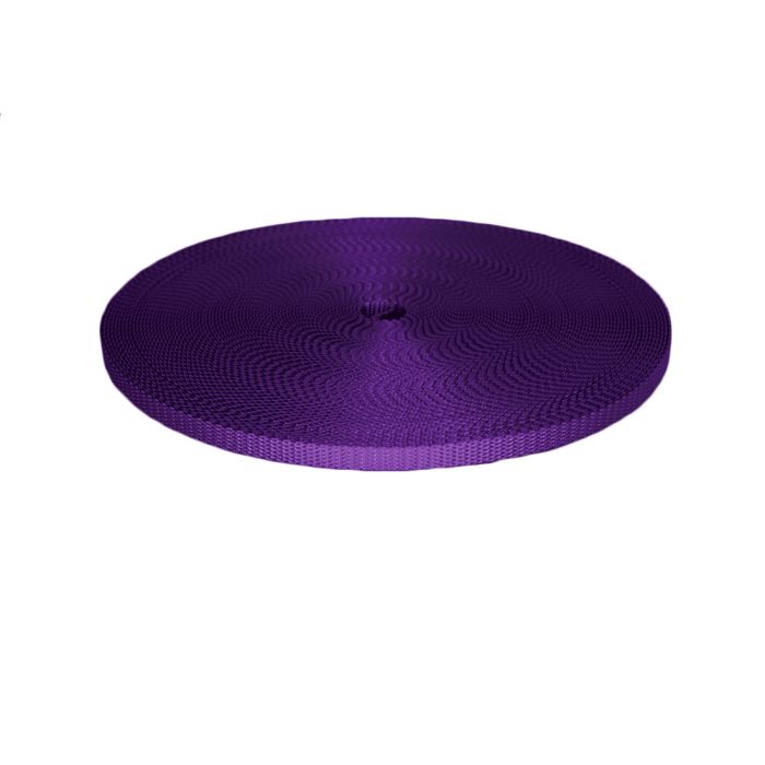 3/8 Inch Utility Polyester Webbing Purple