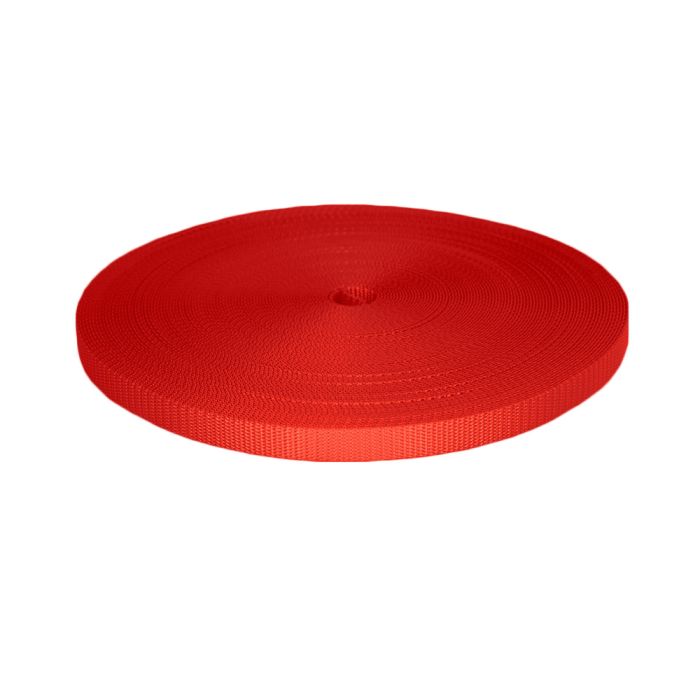 5/8 Inch Utility Polyester Webbing Red