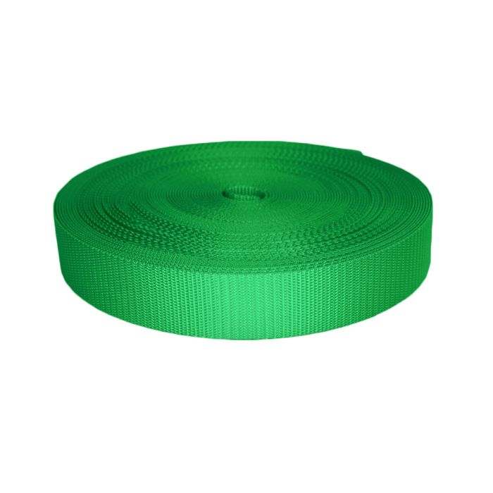 1-1/2 Inch Utility Polyester Webbing Green