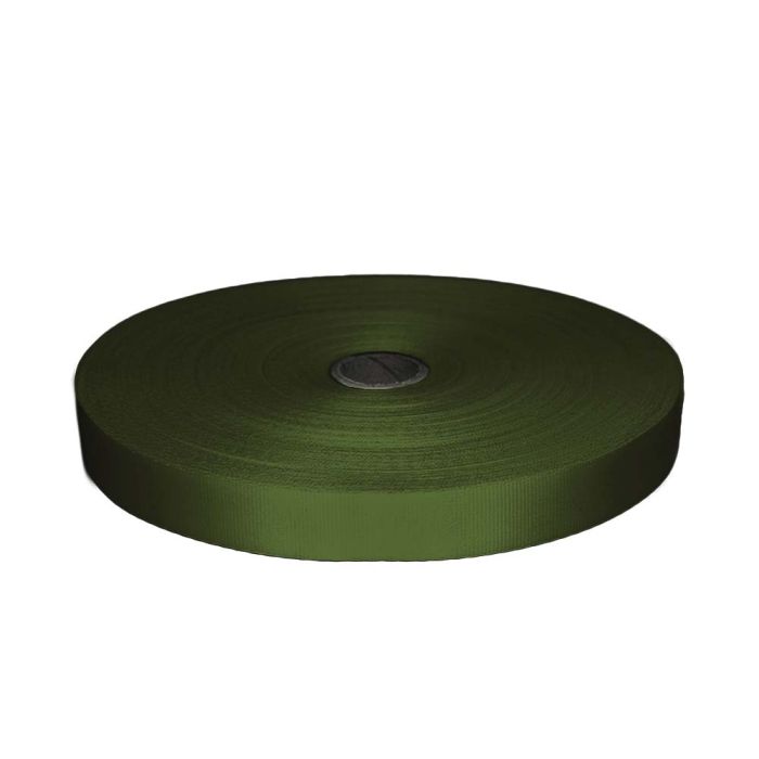 1 Inch Polyester Satin Olive Drab
