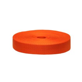 1/2 Inch Flat Nylon Hot Orange - Strapworks