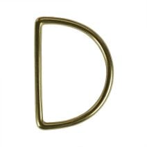 2 Inch Solid Brass D-Ring