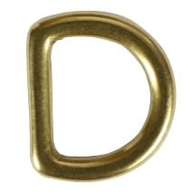 1/2 Inch Solid Brass D-Ring