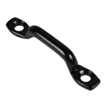 1 Inch Black Plated Metal Footman Loop