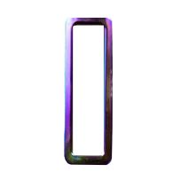 2 Inch Metal Loop Rainbow Plated
