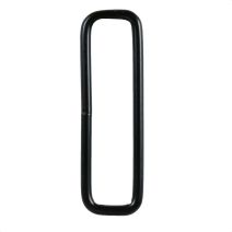 2 Inch Squared Black Plated Metal Loop