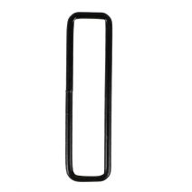 3 Inch Squared Black Plated Metal Loop