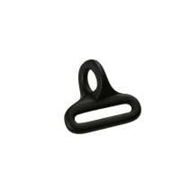 1  Inch Cord  Black Twisted Metal Reducing Loop