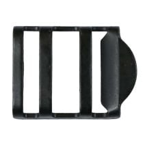 1 Inch Black Plated Metal Strap Adjuster: Matte Black