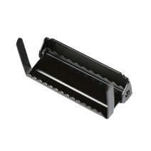 1 1/2 Inch Black Plated Metal Suspender Slide