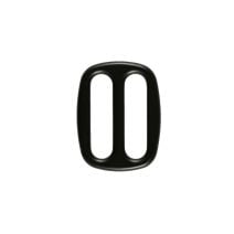 1 Inch Cast Flat Black Plated 3-Bar Slide