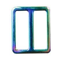 1 Inch Rainbow Plated Metal 3-Bar Slide