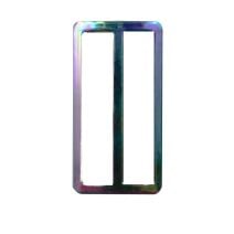 2 Inch Rainbow Plated Metal 3-Bar Slide