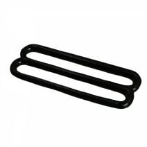 2 Inch Round Black Plated Metal 3-Bar Slide