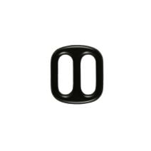 3/4 Inch Cast Flat Black Plated 3-Bar Slide