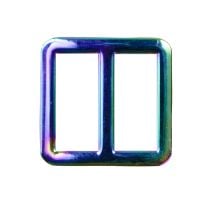 3/4 Inch Rainbow Plated Metal 3-Bar Slide