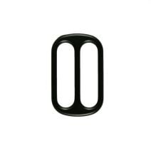 1 1/2 Inch Cast Flat Black Plated 3-Bar Slide