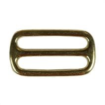 1 1/2 Inch Cast Flat Solid Brass 3-Bar Slide