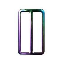 1 1/2 Inch Rainbow Plated Metal 3-Bar Slide