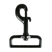 2 Inch Black Plated Metal Bolt Snap