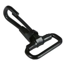 1 Inch Black Plated Metal Fixed Loop Snap