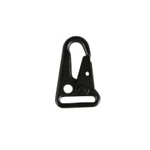 1" Steel Plated HK Snap Gloss Black