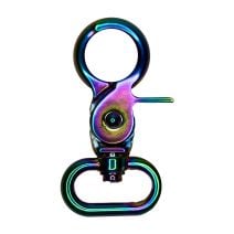 3/4 Inch Rainbow Plated Metal Rotating Trigger Snap Hook