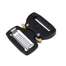 1 Inch Metal COBRA Buckle Gloss Black