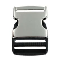1 1/2 Inch Plastic/Metal Hybrid Buckle