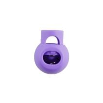 Lilac Ball Style Plastic Cord Lock