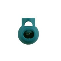Teal Ball Style Plastic Cord Lock