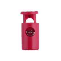 Fuchsia Barrel Style Plastic Cord Lock