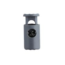 Gray Barrel Style Plastic Cord Lock