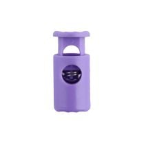 Lilac Barrel Style Plastic Cord Lock