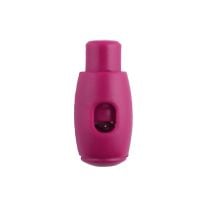 Fuchsia Bowling Pin Style Plastic Cord Lock