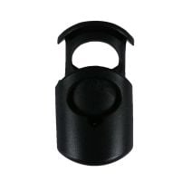 Extra Large Ellipse Style Plastic Cord Lock Black