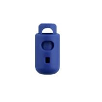 Pacific Blue Round Barrel Style Plastic Cord Lock