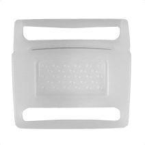 1 Inch Plastic Center Release Buckle No Adjust White