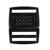 1/2 Inch Plastic Center Release Buckle Black
