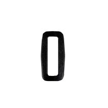 1 Inch Plastic Loop Black
