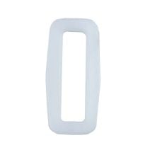 1 Inch Plastic Loop White