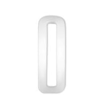 2 Inch Plastic Loop White
