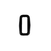 3/4 Inch Plastic Loop Black
