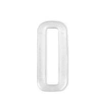 1 1/2 Inch Plastic Loop White