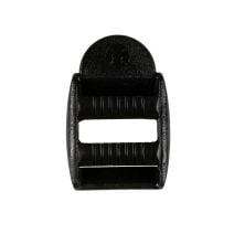 3/4 Inch Plastic Strap Adjuster Double Adjust Black