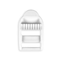 3/4 Inch White Plastic Strap Adjuster
